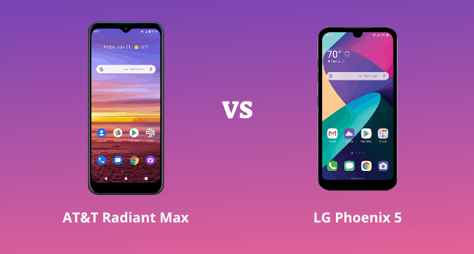 ATT Radiant Max vs LG Phoenix 5