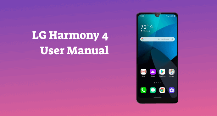 LG Harmony 4 User Manual