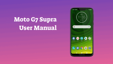 Moto G7 Supra User Manual