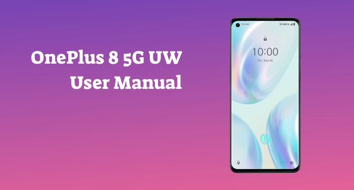 OnePlus 8 5G UW User Manual