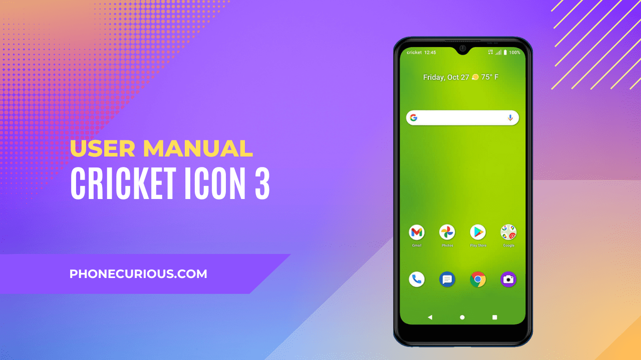 Cricket Icon 3 User Manual