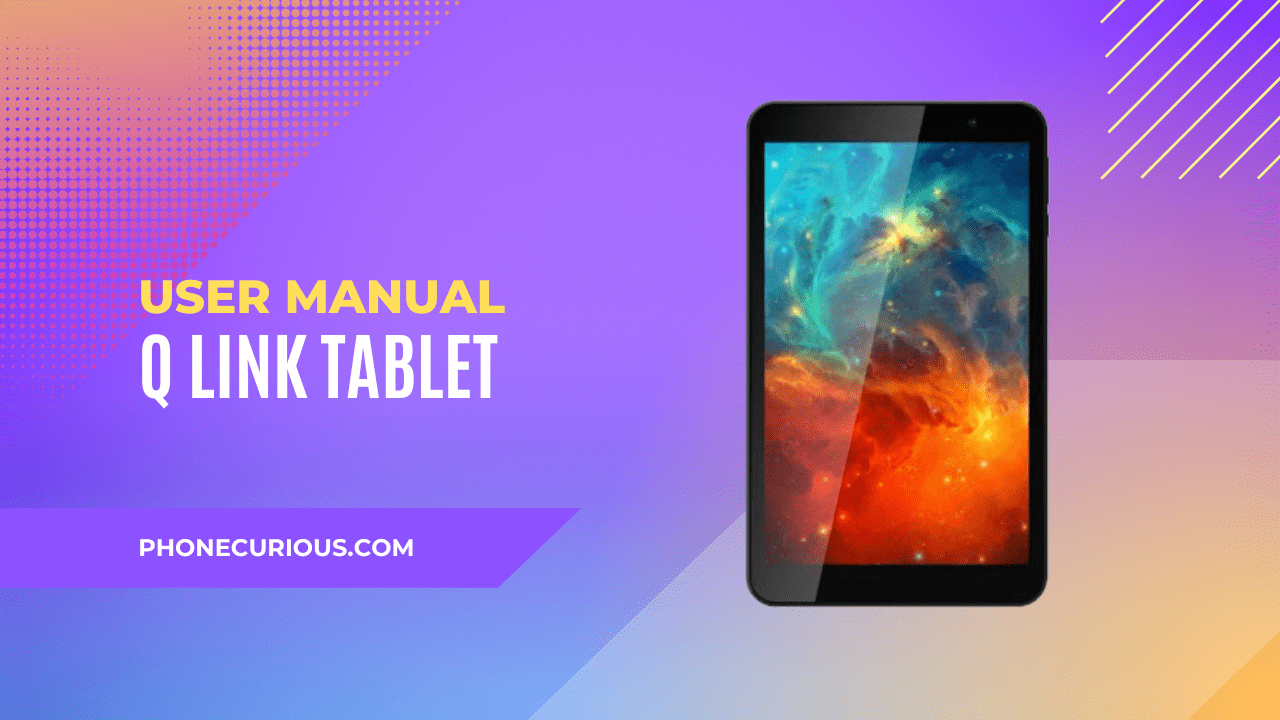 Q Link Scepter 8 Tablet User Manual